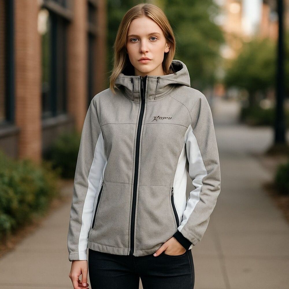 Women ARCTIX 8K Insulated Waterproof Ski Snowboarding Hood Jacket Gravel Med NWO